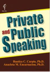 Image of PRIVATE AND PUBLIC SPEAKING